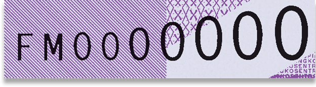 serial numbers