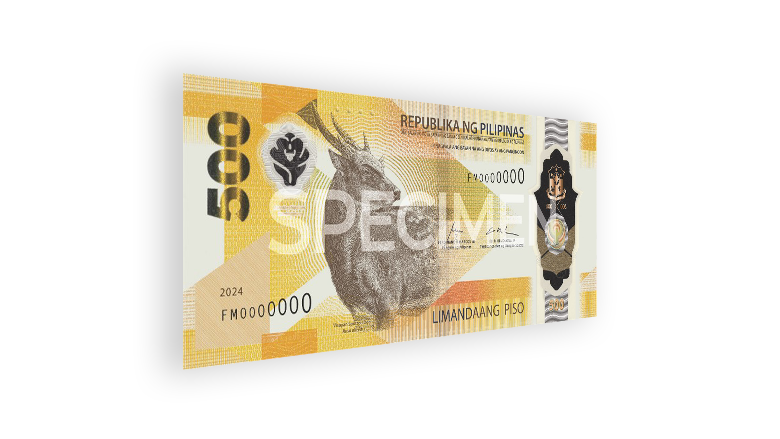 500-piso polymer banknote