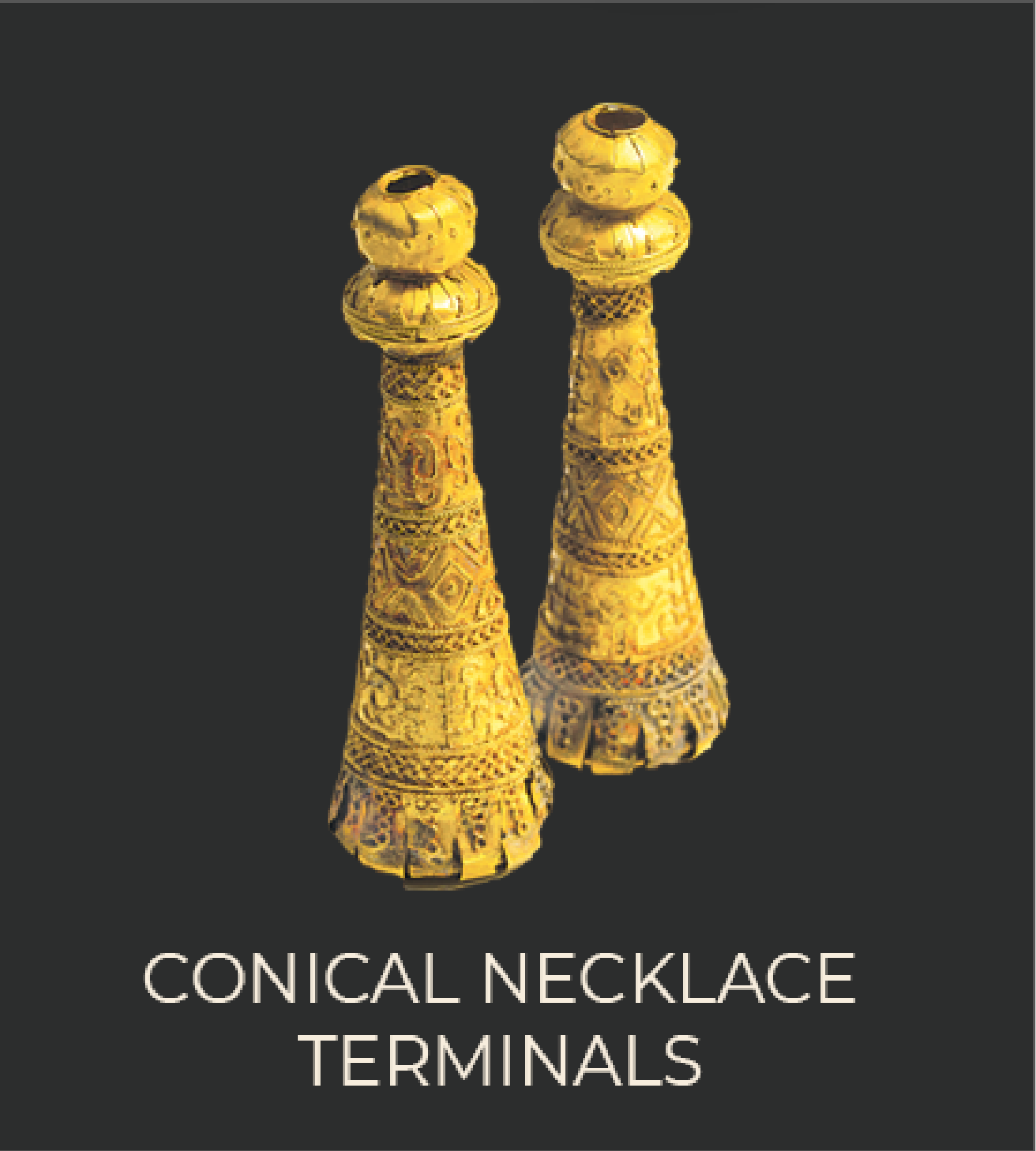 Conical Necklace Terminals