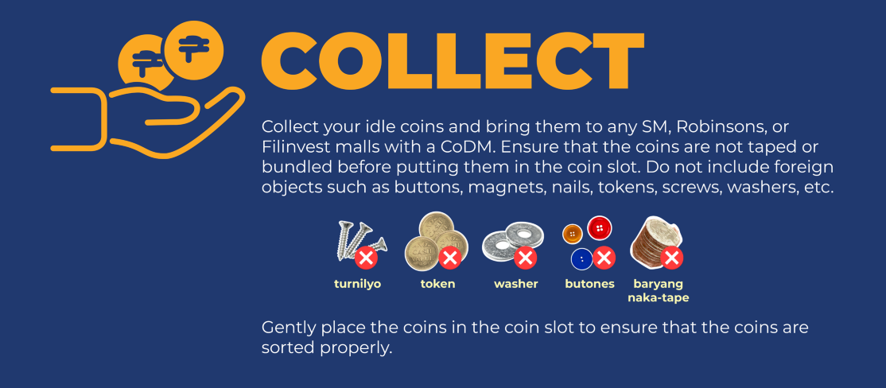 Collect coins, BSP Coin Deposit Machine